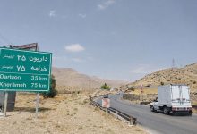 آغاز پروژه چهارخطه شدن محور شیراز-داریون