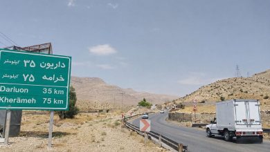 آغاز پروژه چهارخطه شدن محور شیراز-داریون