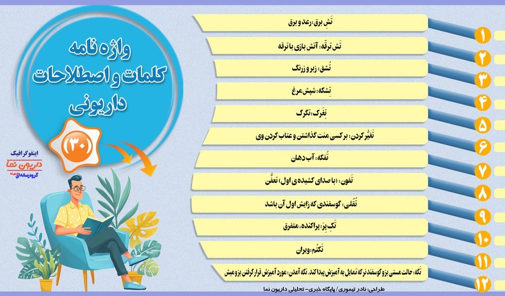 اینفوگرافیک/واژه نامه کلمات و اصطلاحات داریونی(30)