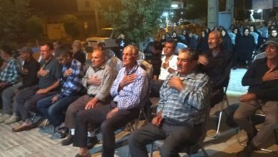 مراسم شب چهارم محرم در داریون