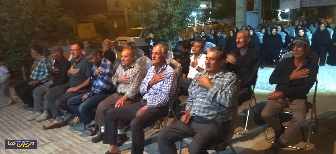 مراسم شب چهارم محرم در داریون