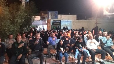 مراسم شب سیزدهم محرم در داریون