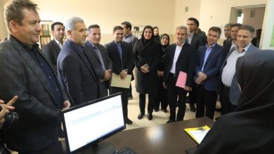 بازدید رئیس دانشگاه علوم پزشکی فارس از بیمارستان داریون