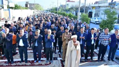 برگزاری نماز عید سعید فطر در داریون
