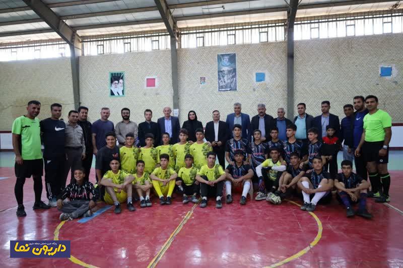پایان نخستین دوره مسابقات فوتسال مدارس منطقه داریون