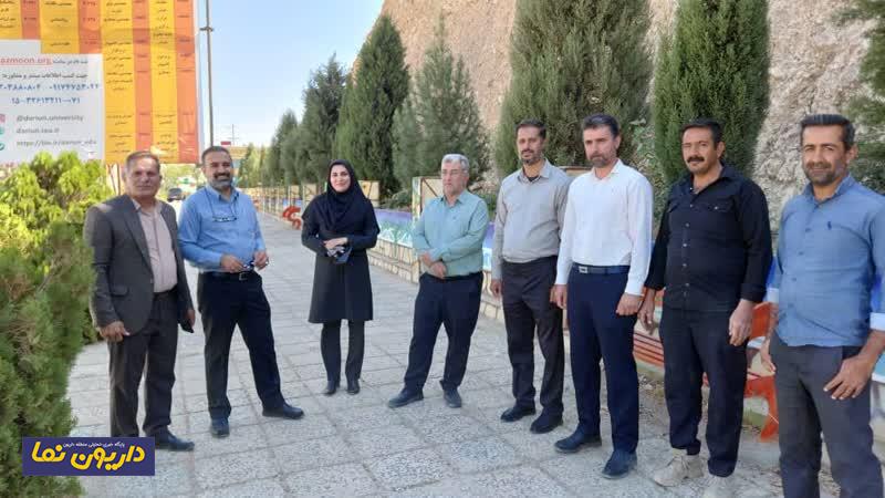 بازدید معاون عمرانی فرمانداری شهرستان شیراز از پروژهها و فعالیتهای عمرانی شهرداری