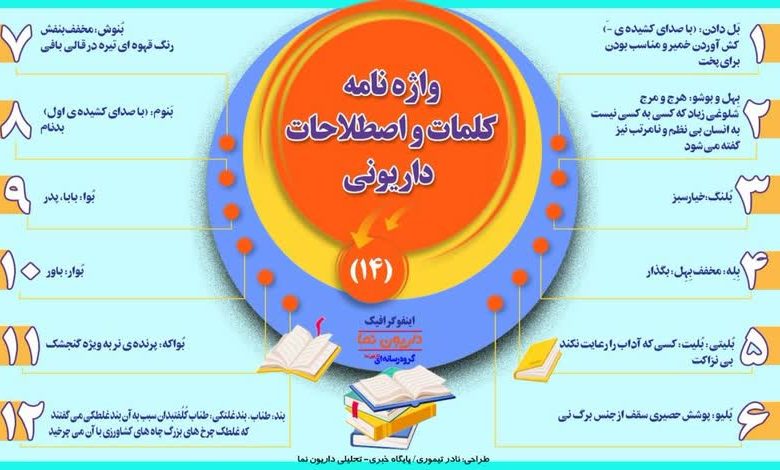 اینفوگرافیک/واژه نامه کلمات و اصطلاحات داریونی(14)