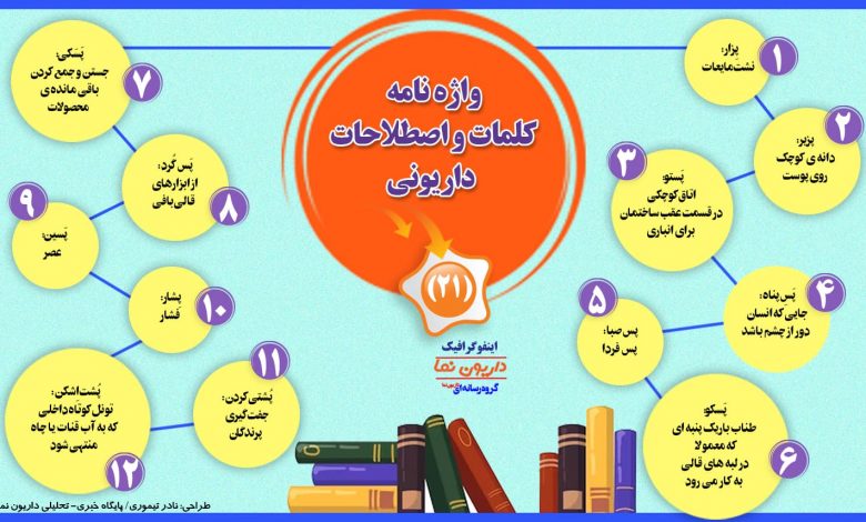 اینفوگرافیک/واژه نامه کلمات و اصطلاحات داریونی(21)