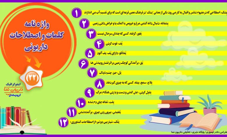اینفوگرافیک/واژه نامه کلمات و اصطلاحات داریونی(22)