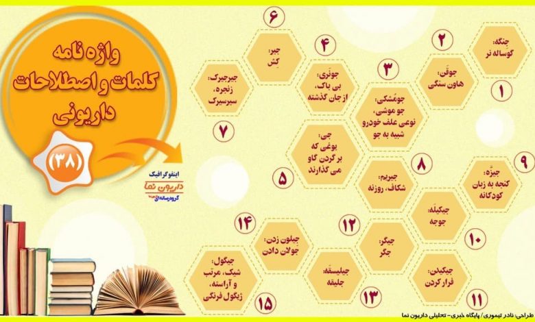 اینفوگرافیک/واژه نامه کلمات و اصطلاحات داریونی(38)