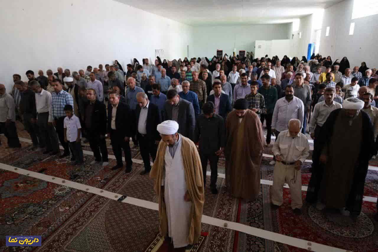 آیین تودیع حجت‌الاسلام والمسلمین رستگار، امام جمعه بخش داریان برگزار شد