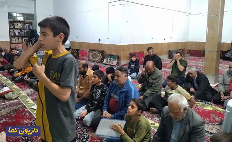 نوجوان فعال قرآنی مسجد امام محمد تقی علیه السلام داریون