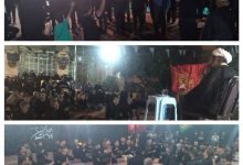 مراسم عزاداری شب عاشورا در داریون