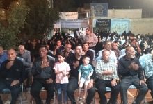 مراسم شب دوازدهم محرم در داریون