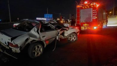 واژگونی پژو ۴۰۵ در محور داریون-خرامه/عکس