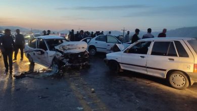 حادثه امروز در جاده شیراز داریون با یک کشته/عکس
